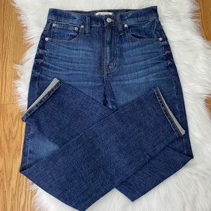 Madewell The High Rise Slim Boyjean Boyfriend Jeans Eco Edition J8753 Size 25